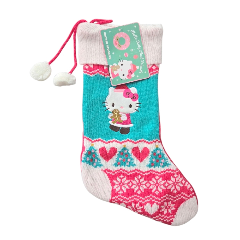 Sanrio Hello Kitty Knit Holiday Stocking